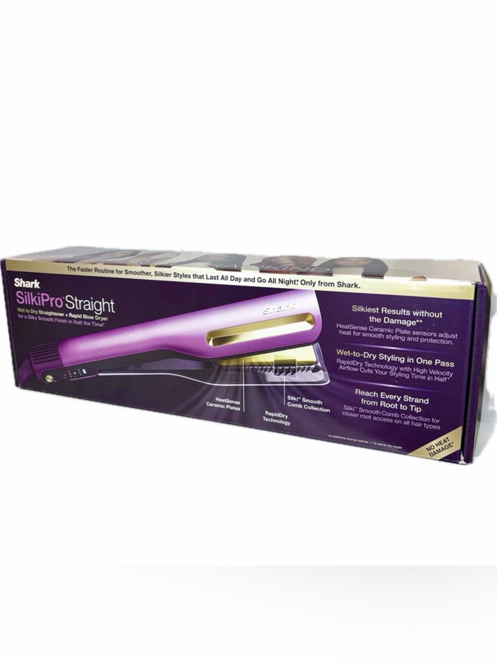 Shark Beauty SilkiPro Straight Wet to Dry Straightener + Rapid Blow Dryer